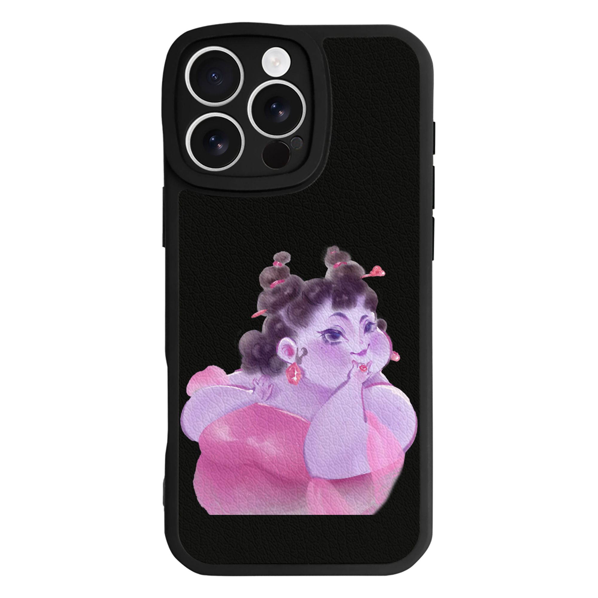 （画像用） Ne Zha 2 ナタ 魔童の大暴れ 【iPhone 16シリーズ対応】シリコンスマホケース（レザー調） 材質：シリコン